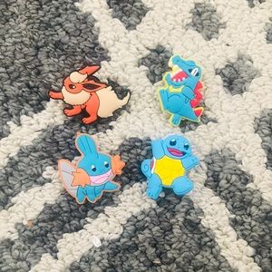 Four Pokémon Jibitz:)